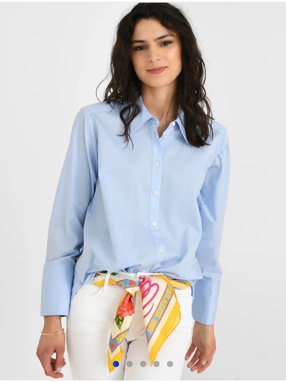 A.L.C. Light Blue Classic Button-Down Shirt